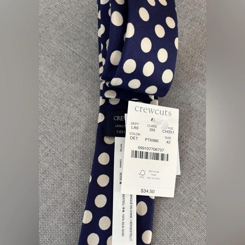 Crewcuts Kids' silk tie in dot